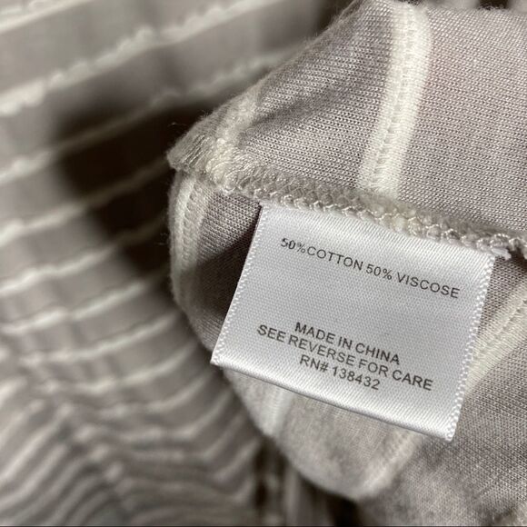 MODCLOTH Womens Striped Tank Top Size 1X Gray Sleeveless - Picture 4 of 5